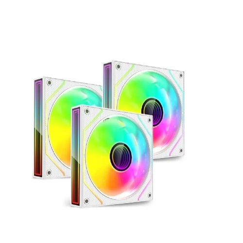 Value-Top CR10-W1236ARGB 12CM Infinite Mirror ARGB Fan Kit white